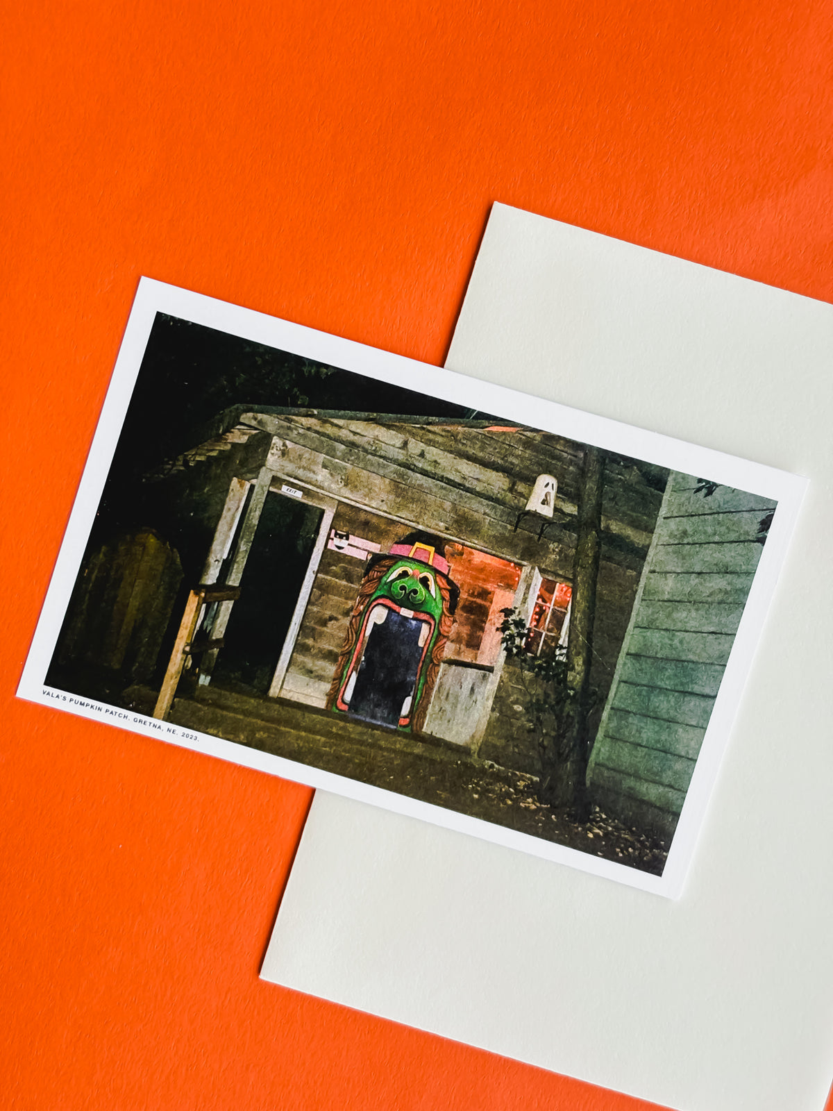 Spook Shed Witches Mouth Postcard