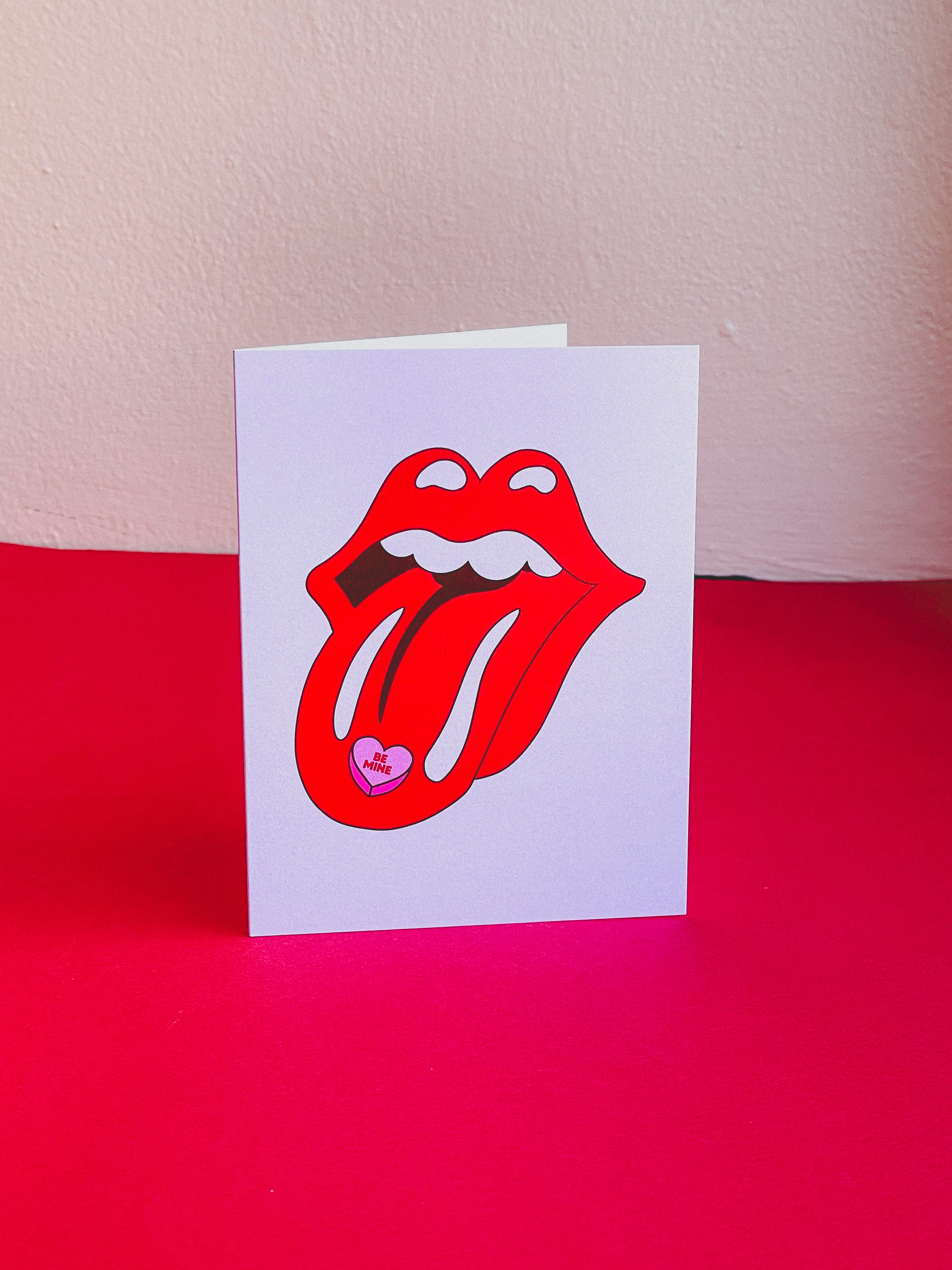 Rolling Stones Be Mine Card