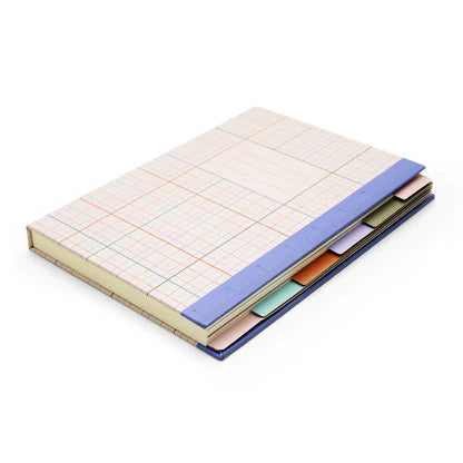 Tabbed Colorblock Notebook / Madrid