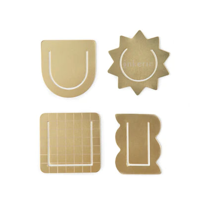 Brass Paper Clip Set