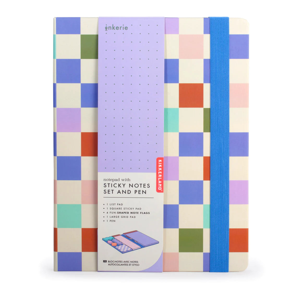 Notepad with Sticky Notes and Pen