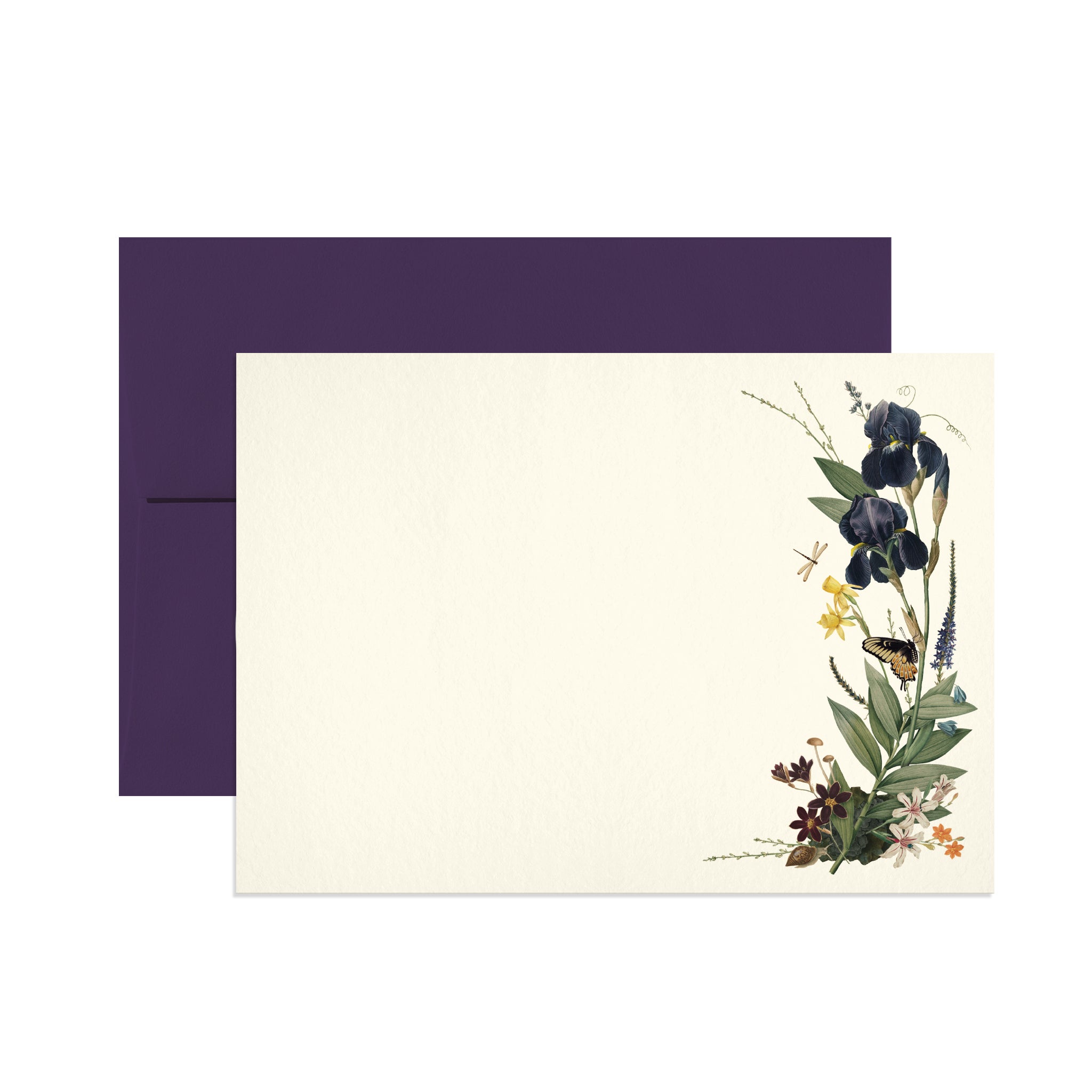 Iris Garden Set notecards