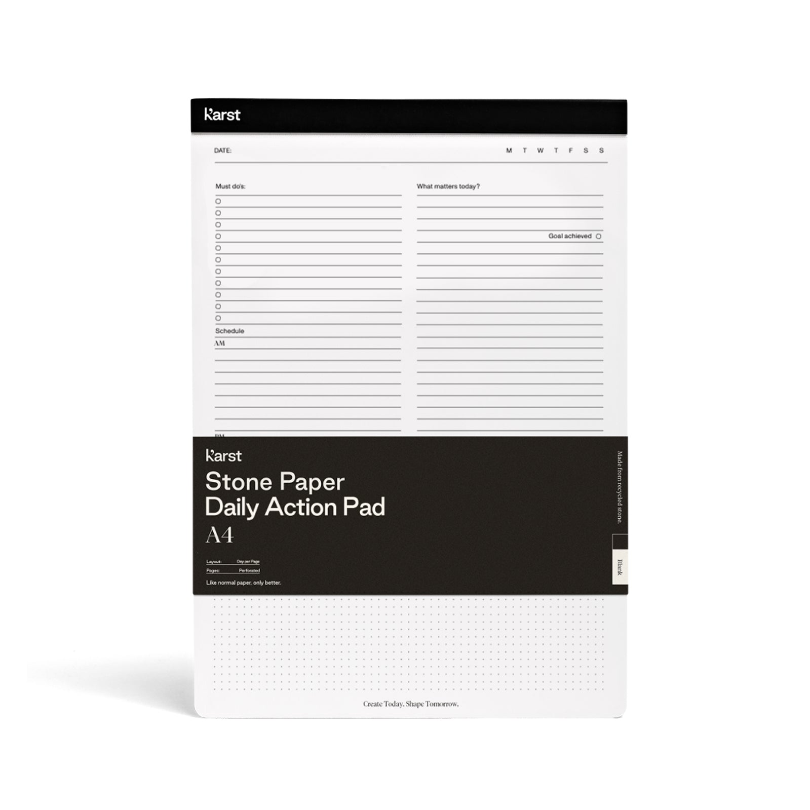 Stone Paper A4 Daily Action Pad