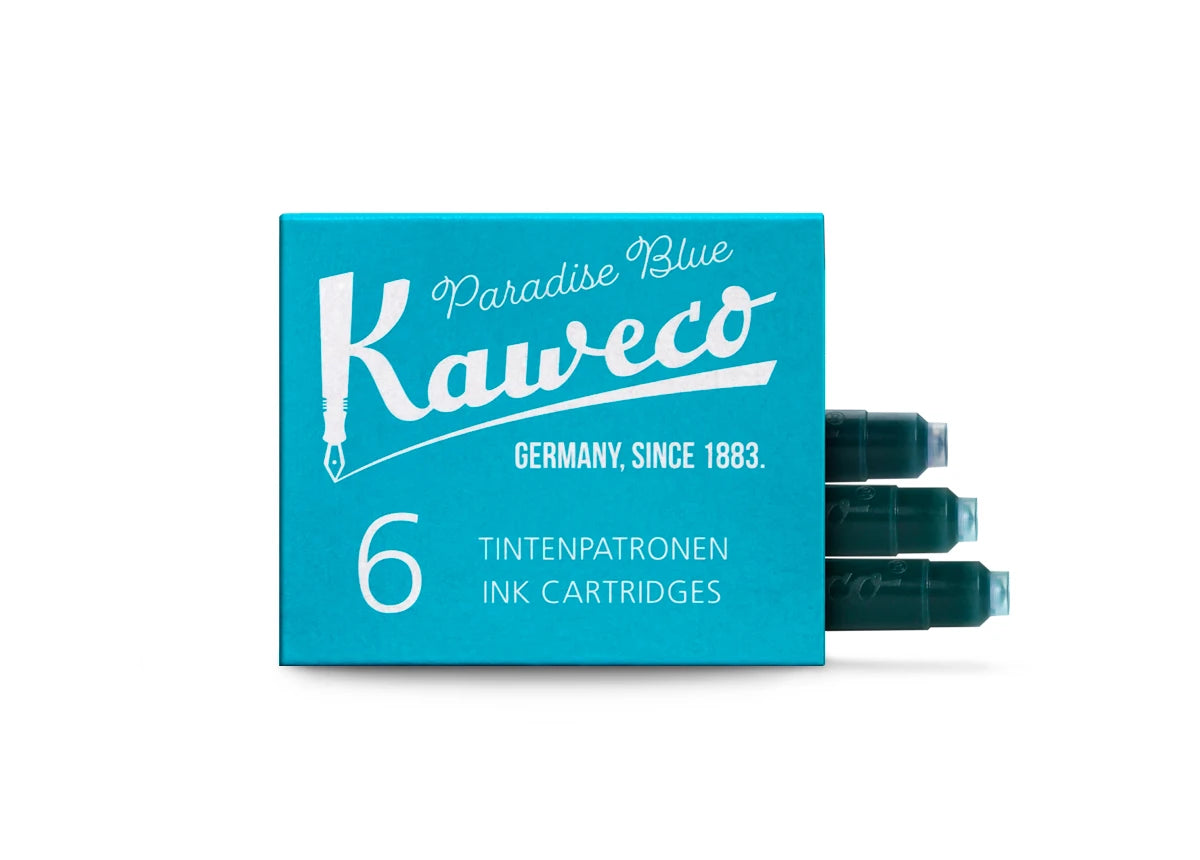 Kaweco ink cartridges, Paradise Blue