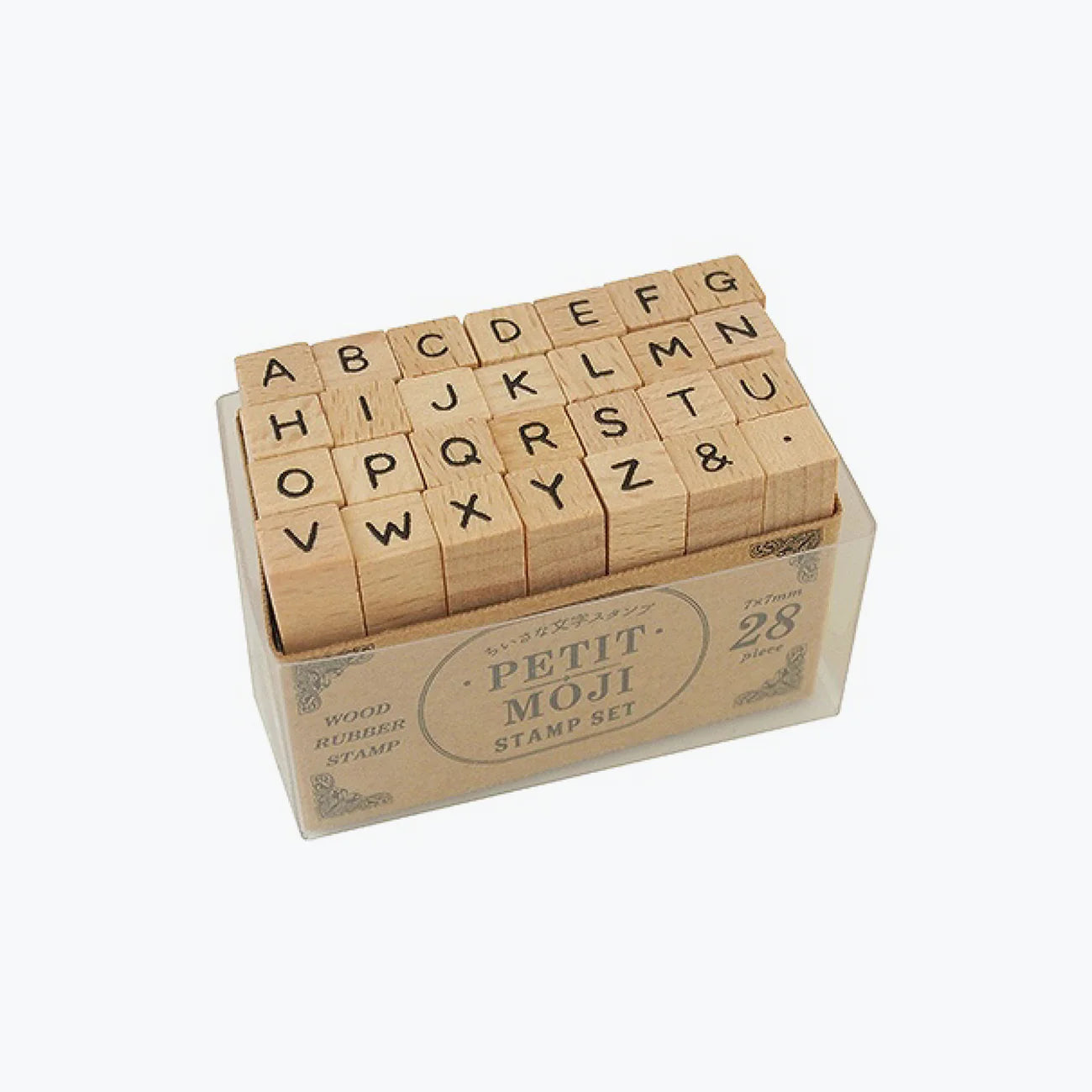 Alphabet Mini Rubber Stamp Set