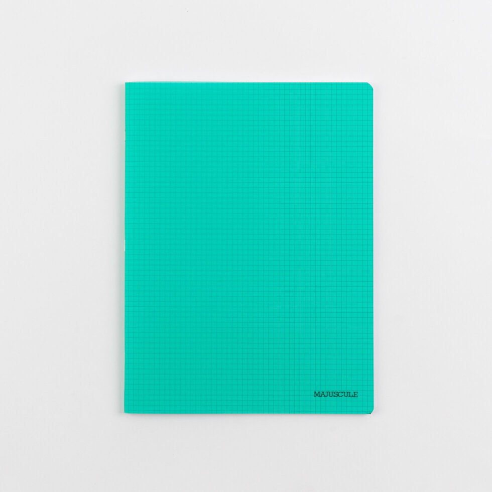 Grid Ruled Cahier / 9.5x12.5'' / Green
