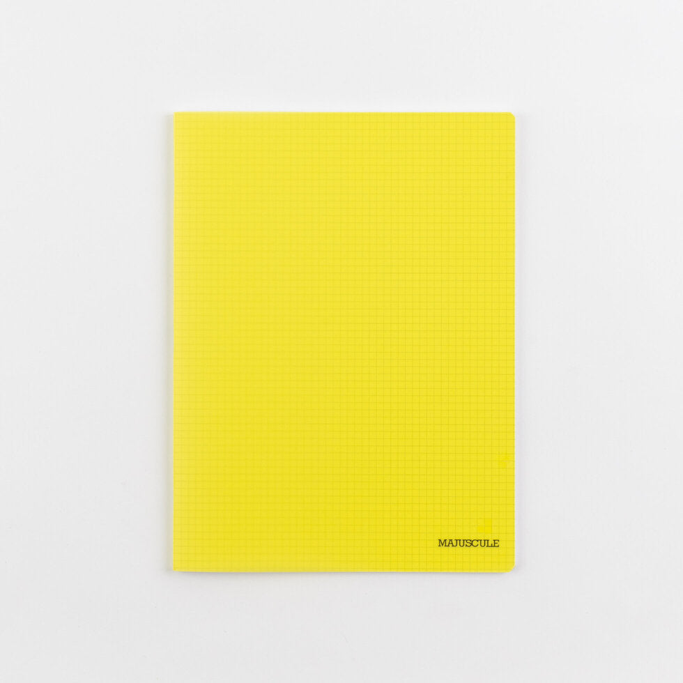Grid Ruled Cahier / 9.5x12.5'' / Yellow
