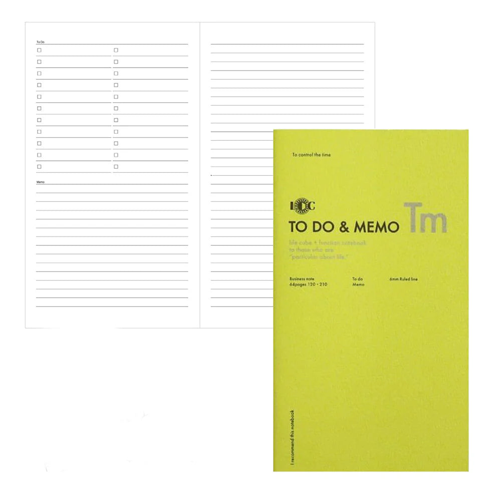 Luddite To-Do + Memo A5 Notebook