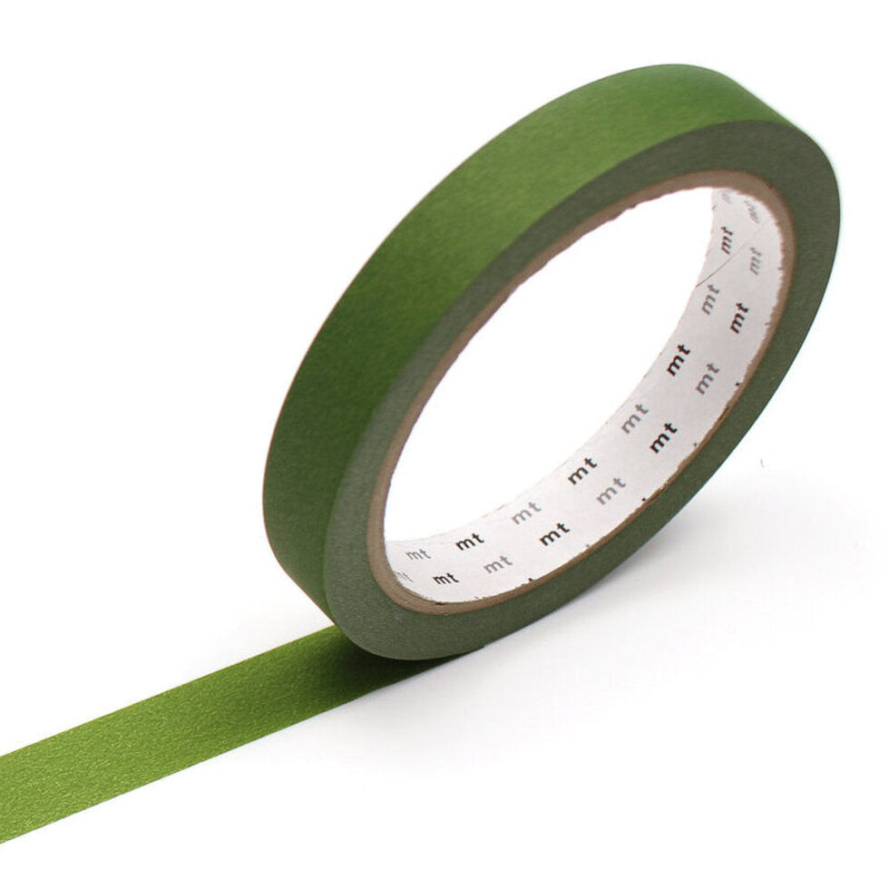 Washi Wrapping Tape / Matte Olive Green