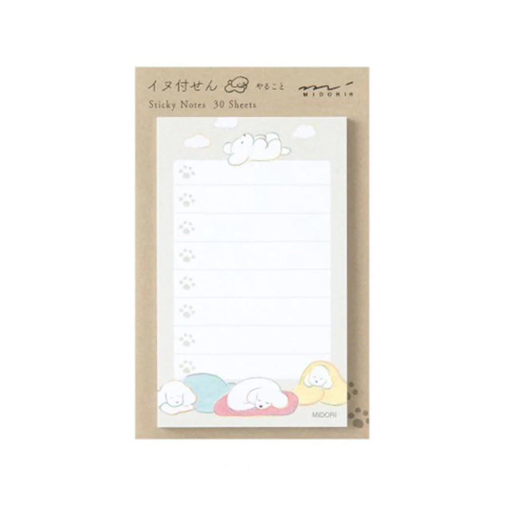 Midori Sticky Notes / Sleepy Dog To-Do List