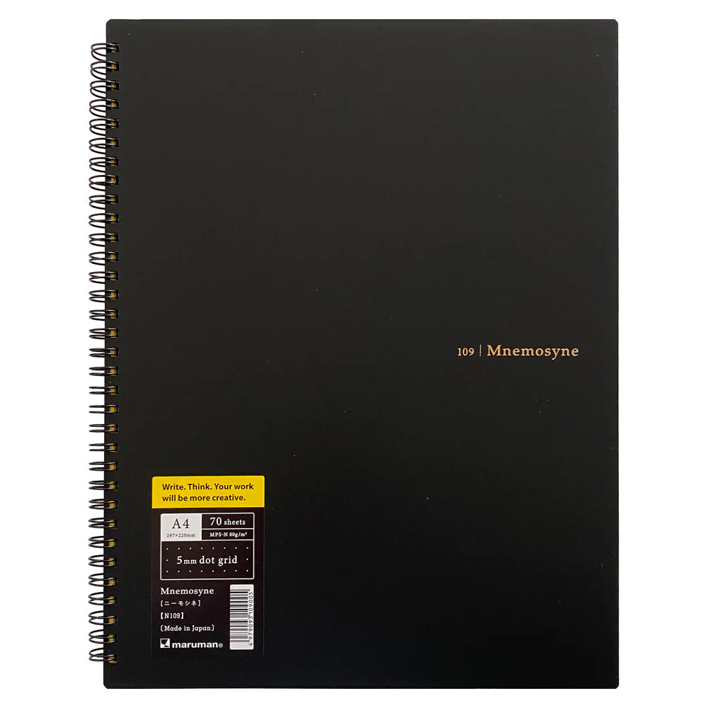 Mnemosyne A4 Dot Grid Spiral 109 Notebook