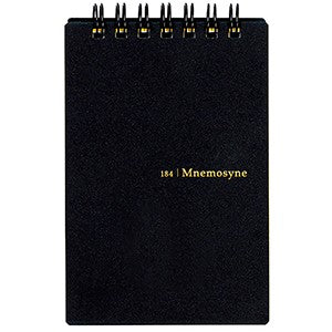 Mnemosyne A7 Grid Spiral 184 Roots Memo Pad