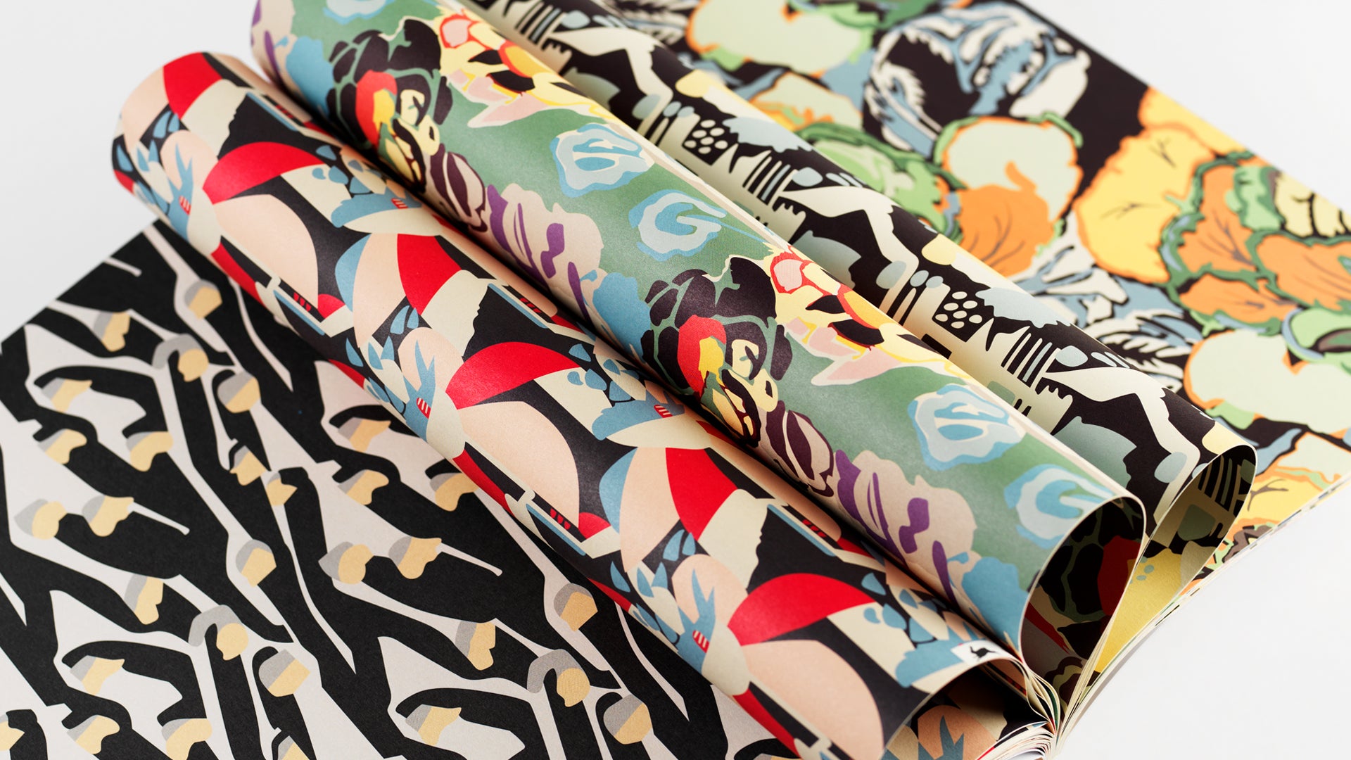 Gift Wrap and Creative Paper Book / 1920's Deco