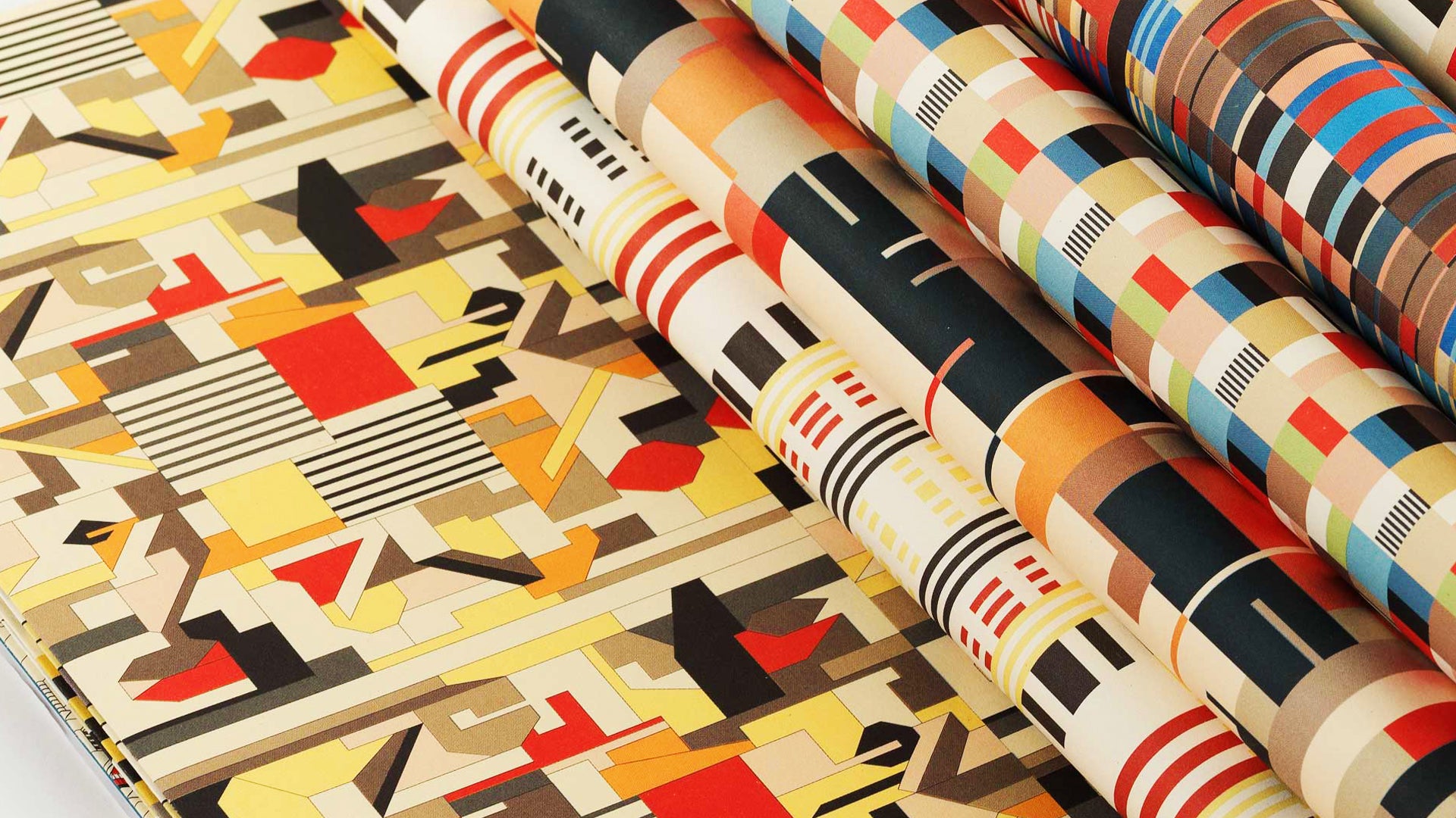 Gift Wrap and Creative Paper Book / Bauhaus Style