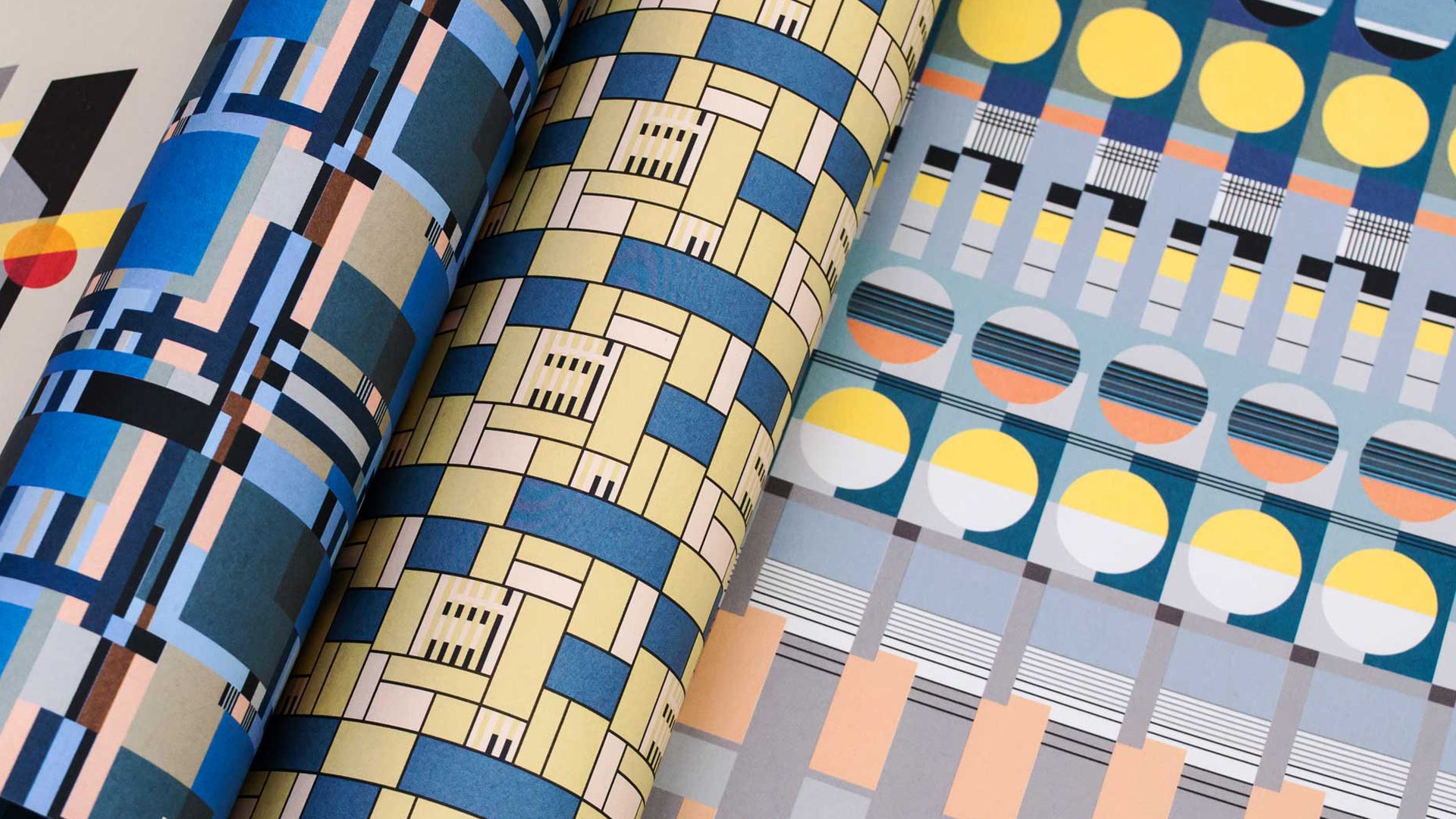 Gift Wrap and Creative Paper Book / Bauhaus Style