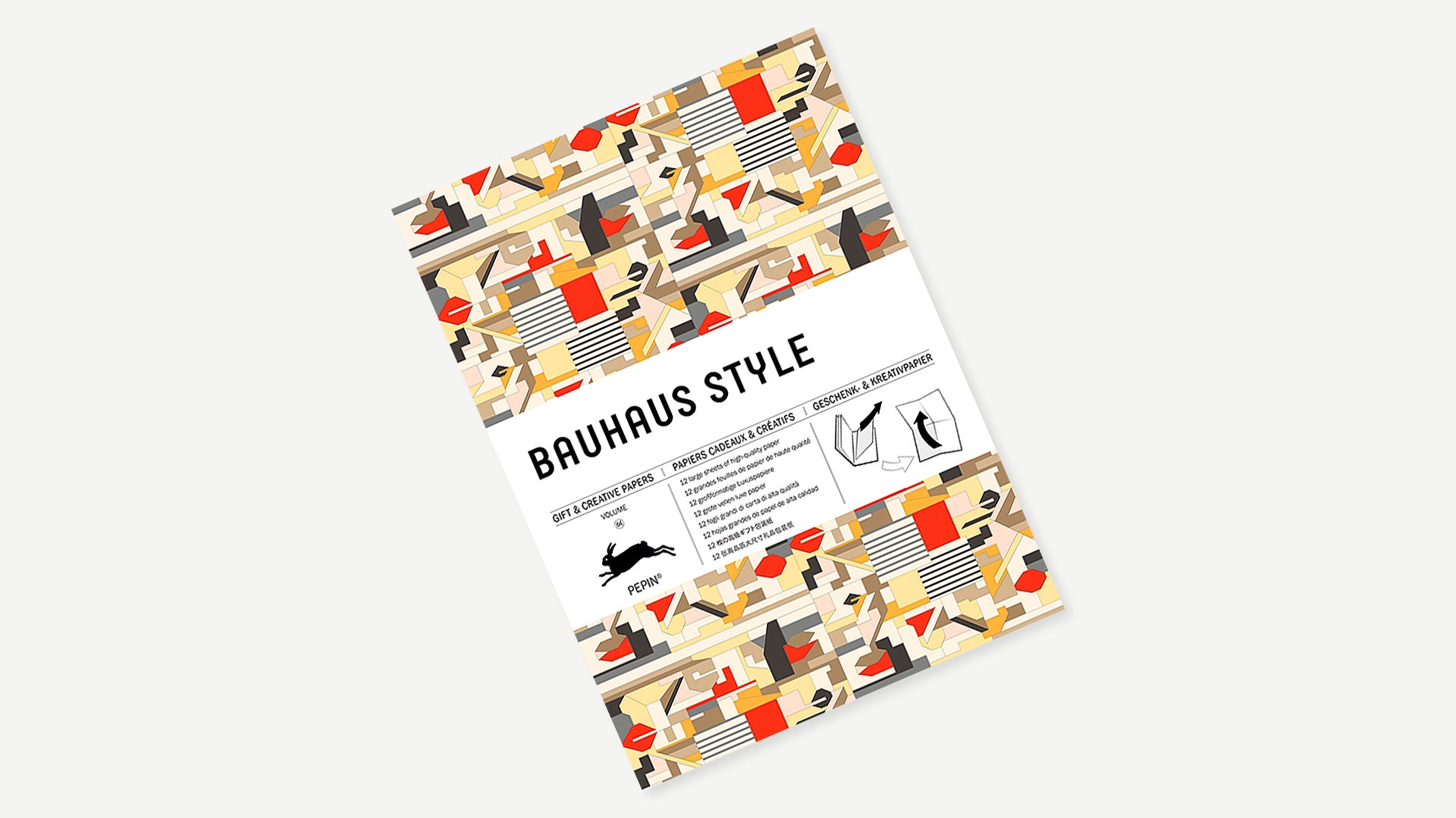 Gift Wrap and Creative Paper Book / Bauhaus Style