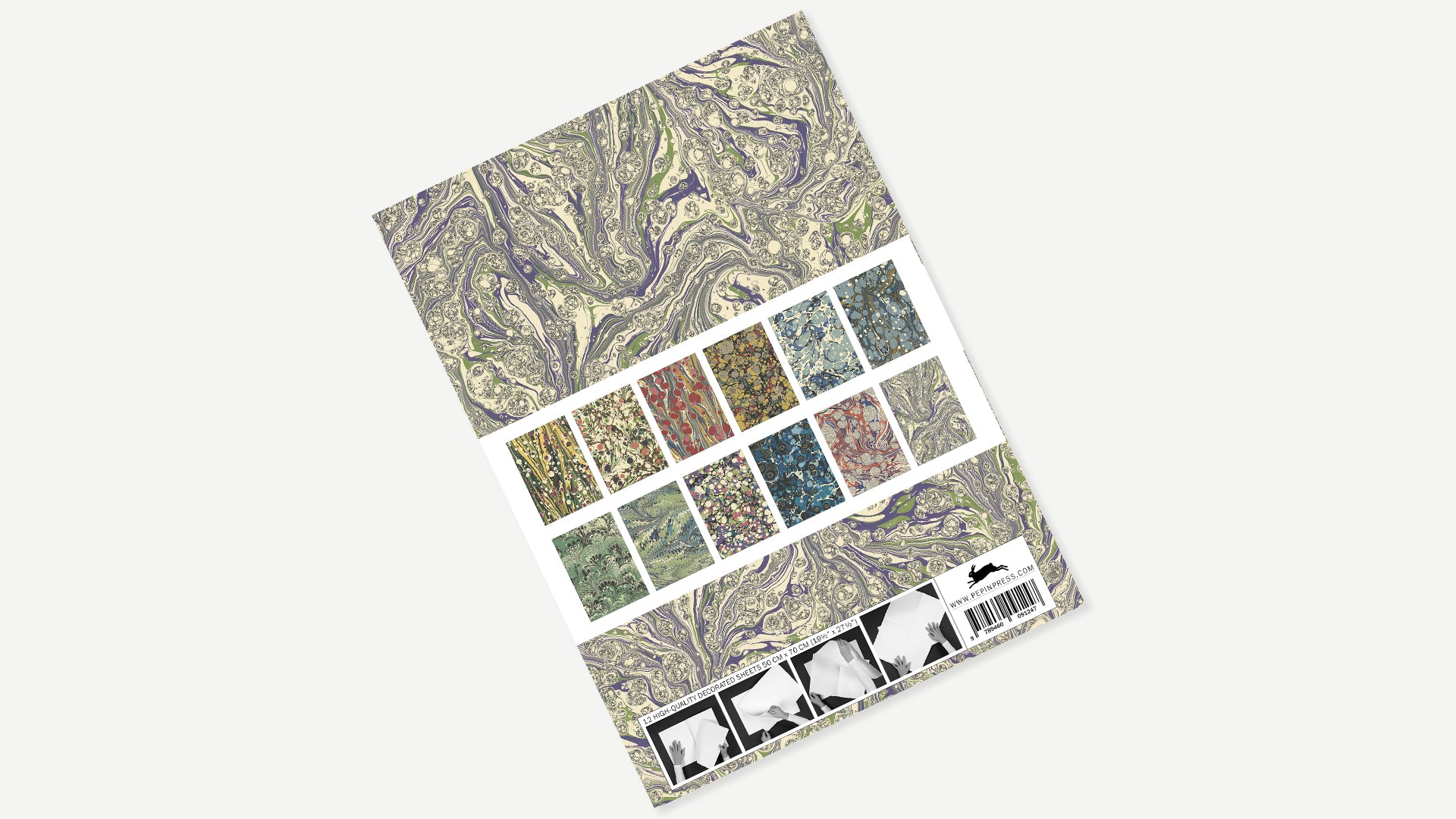 Gift Wrap and Creative Paper Book / Marbled Paper Designs