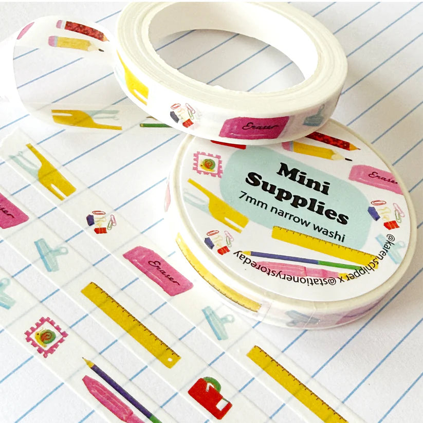 Mini Supplies Narrow Washi Tape / Stationery Store Day Exclusive!