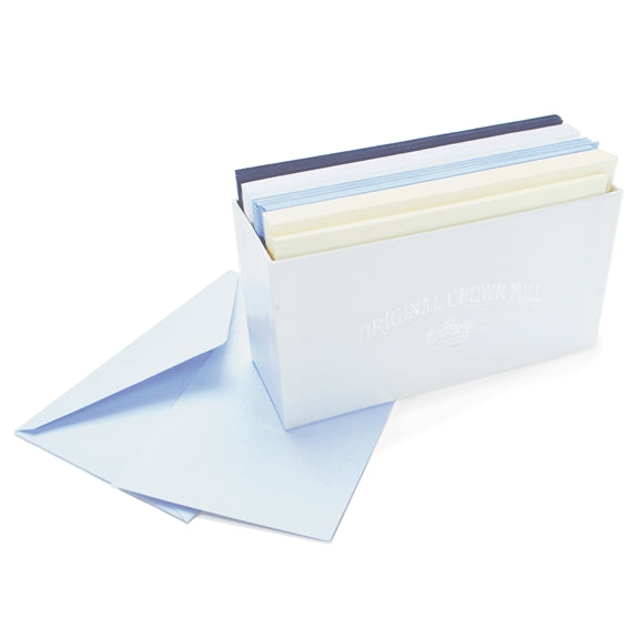 Vellum Note Card Assortment / Blues