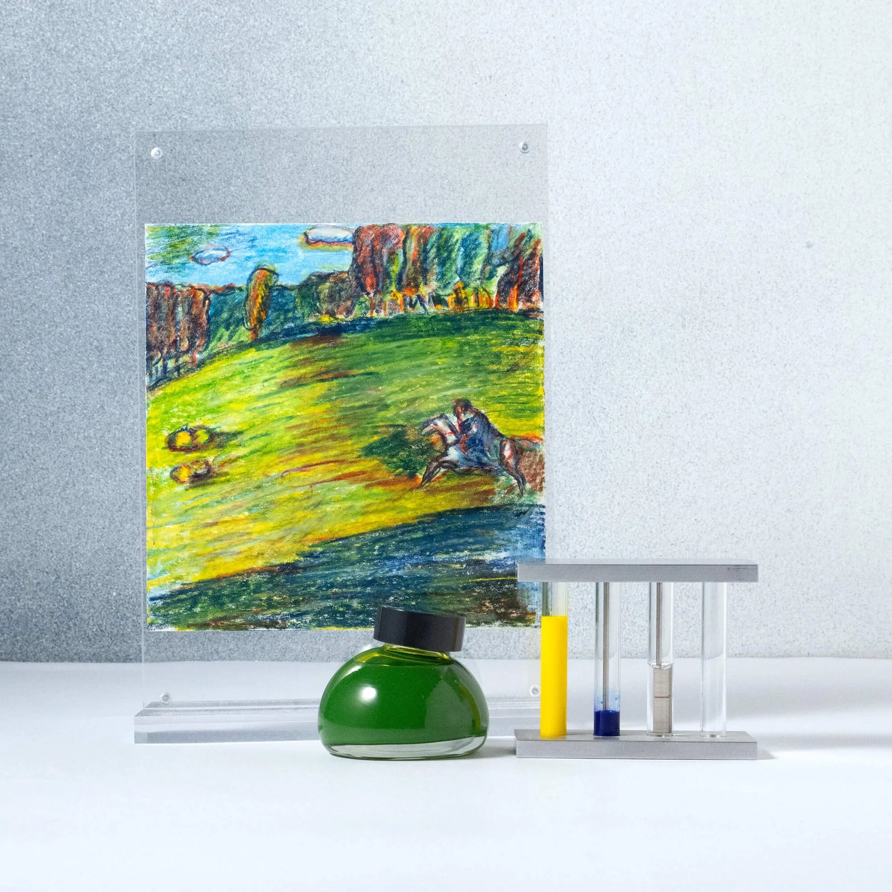 Kakimori Colour specimen 214 - Awash with green