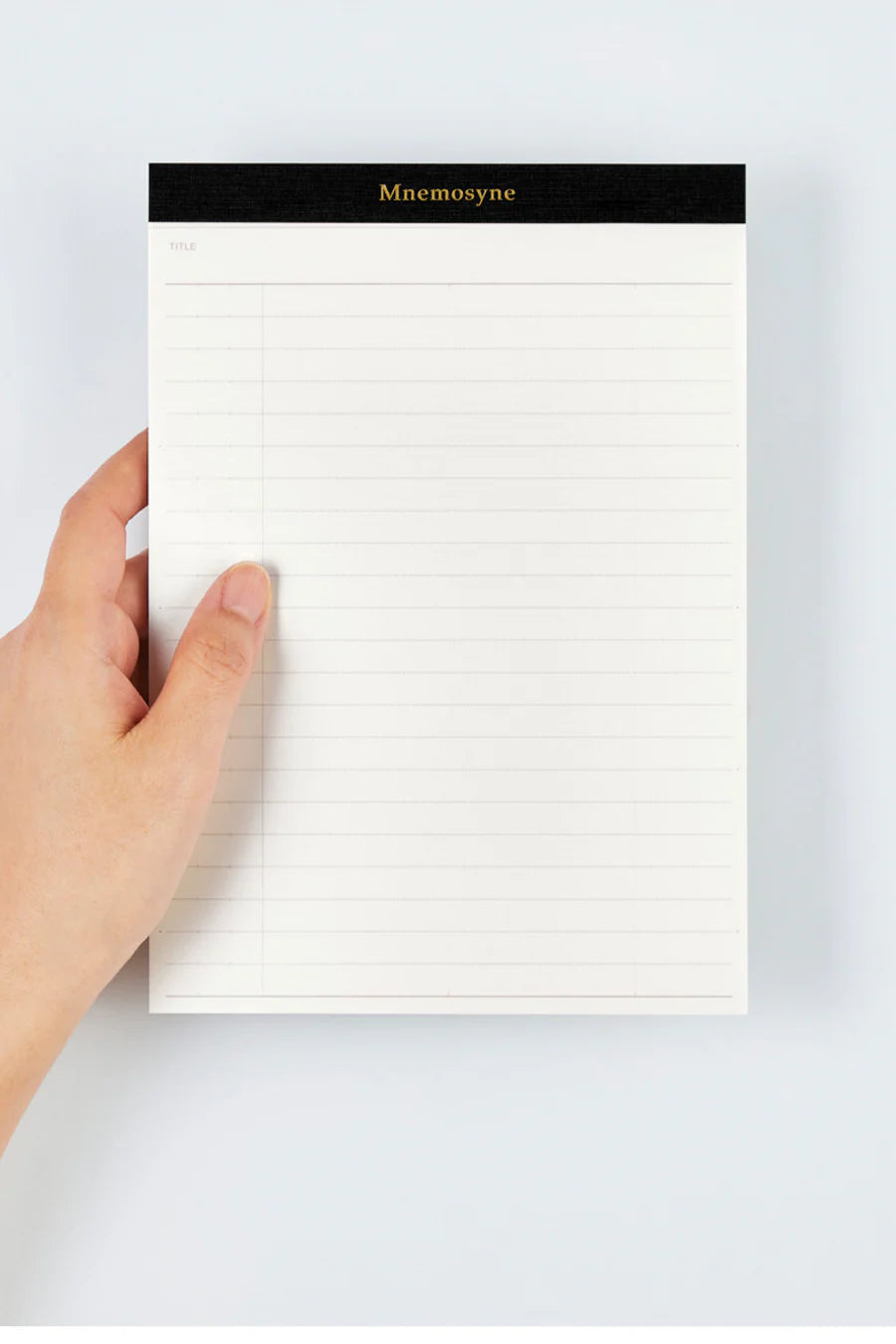 Mnemosyne Notepad P169X3 / 8mm, Horizontal Ruled, A5, 3 book pack