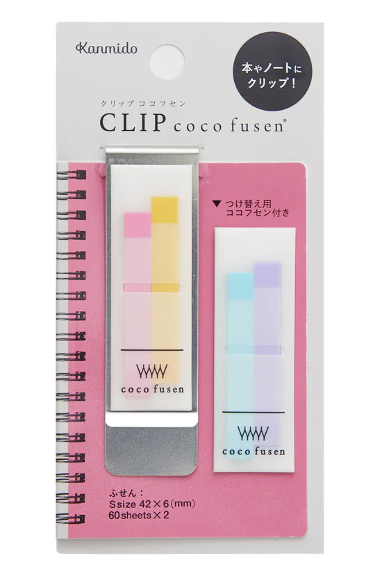 Kanmido Coco Fusen Clip Sticky Notes