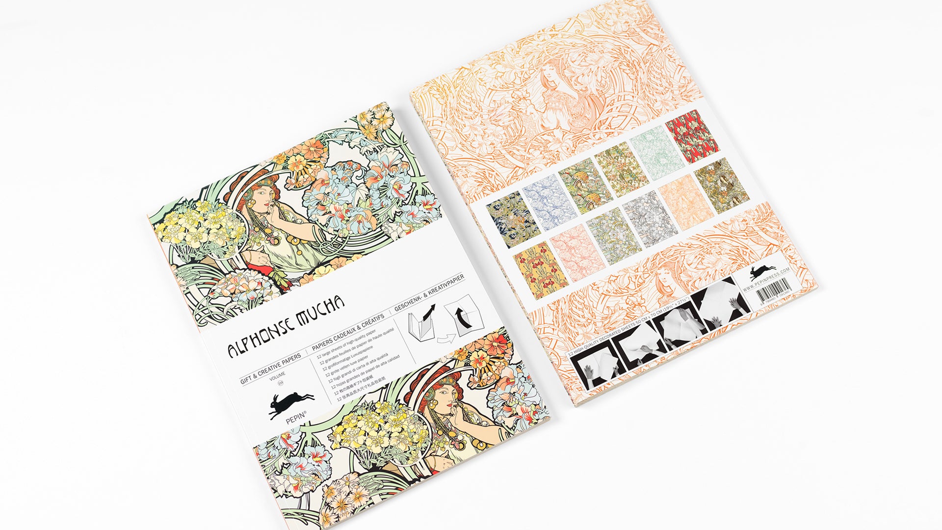 Gift Wrap and Creative Paper Book / Alphonse Mucha