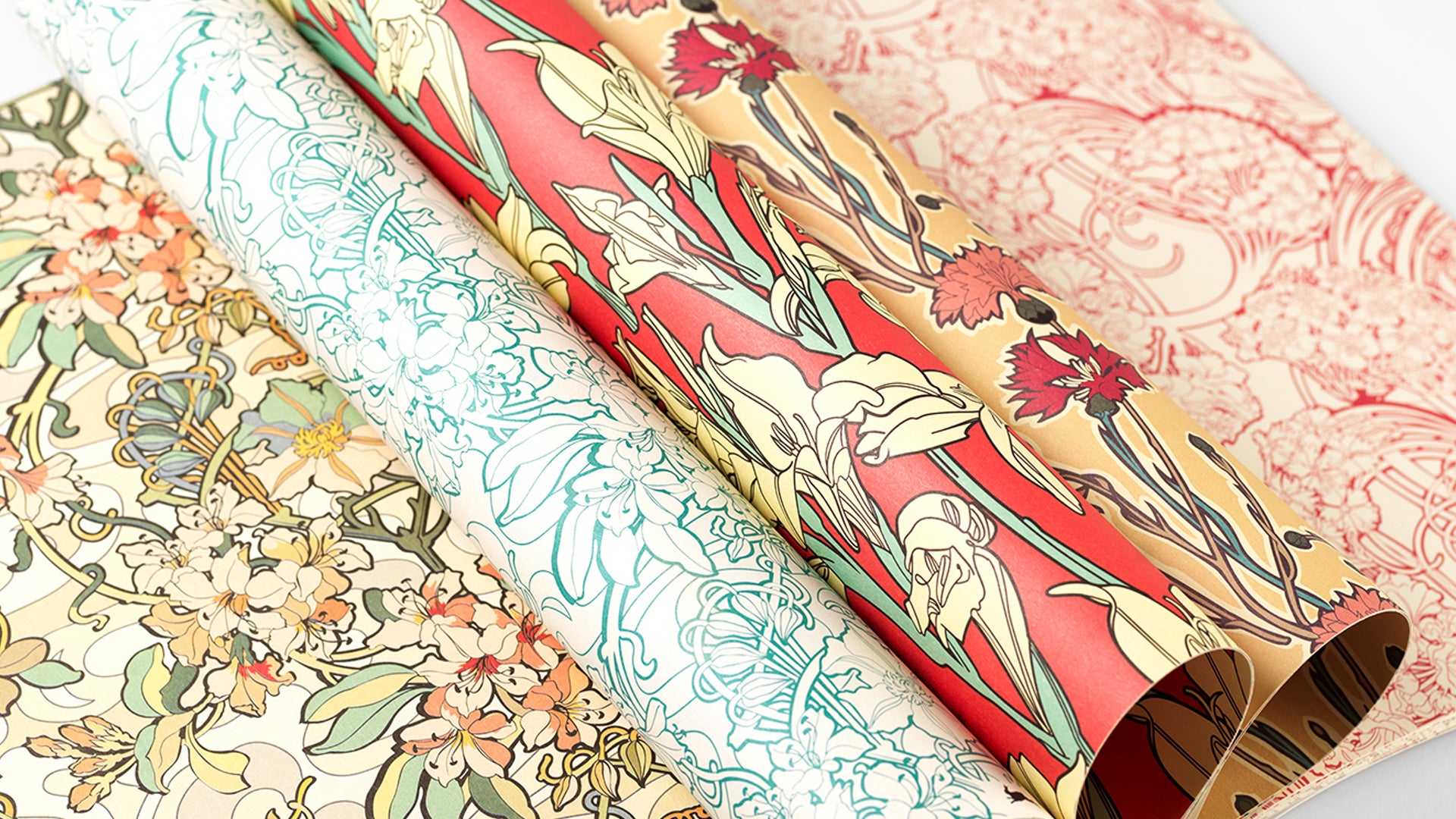 Gift Wrap and Creative Paper Book / Alphonse Mucha