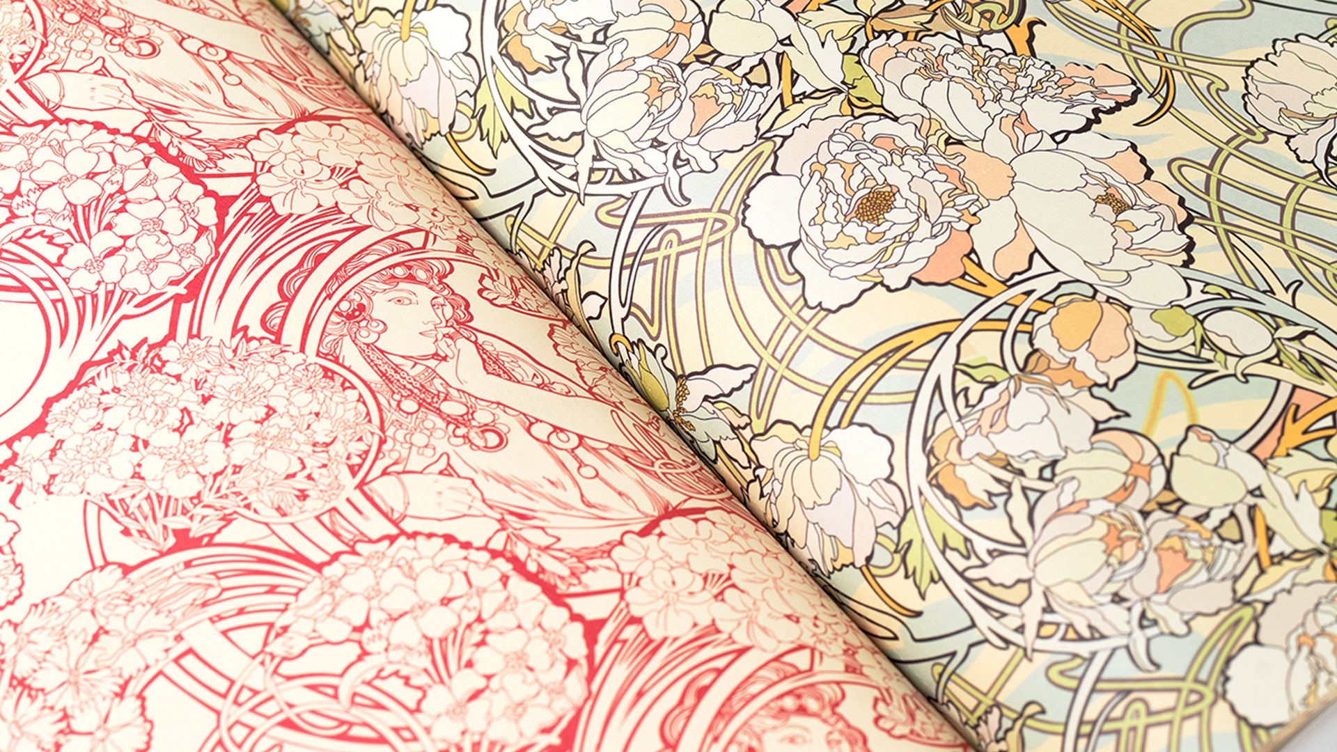 Gift Wrap and Creative Paper Book / Alphonse Mucha