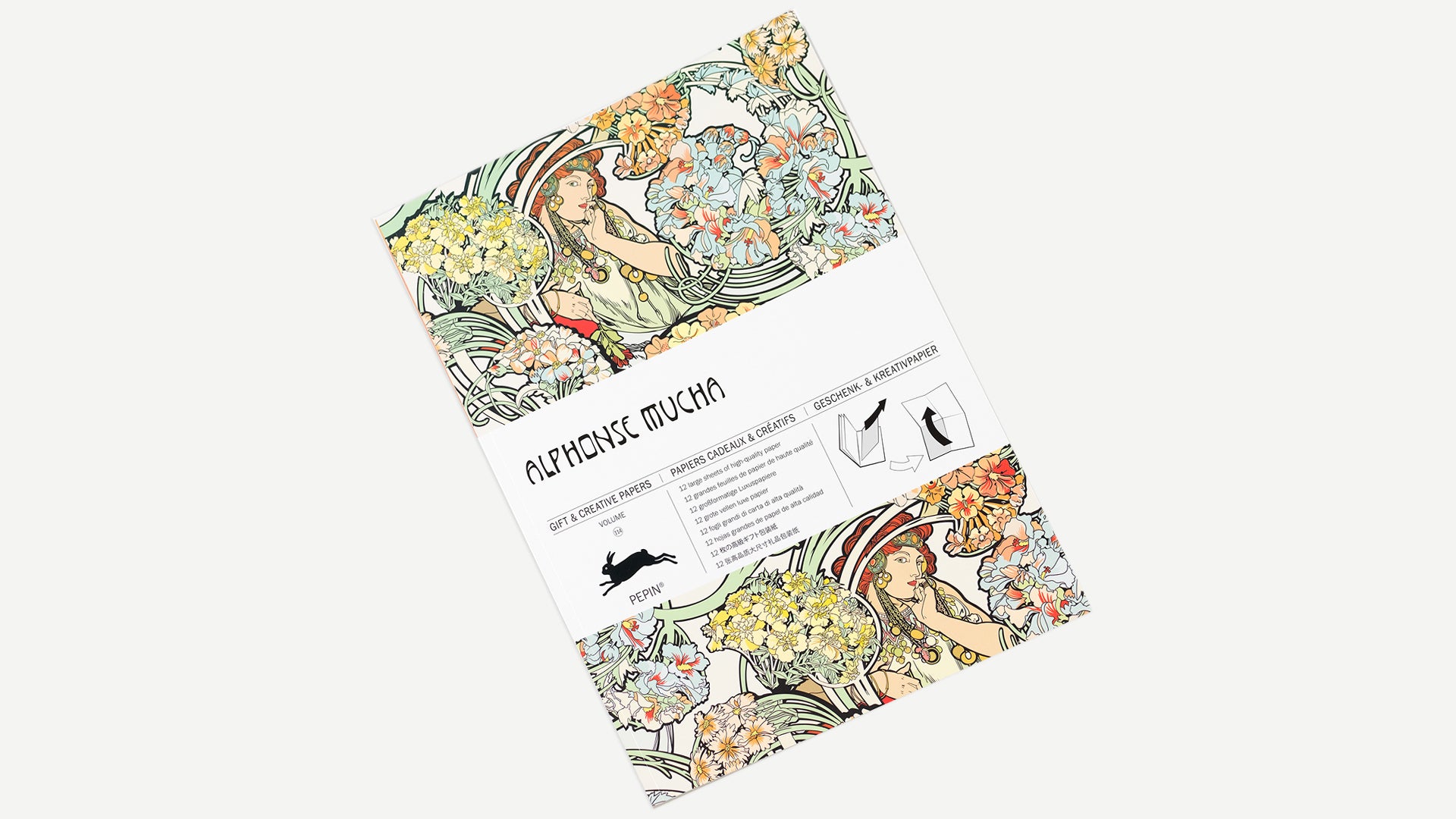 Gift Wrap and Creative Paper Book / Alphonse Mucha