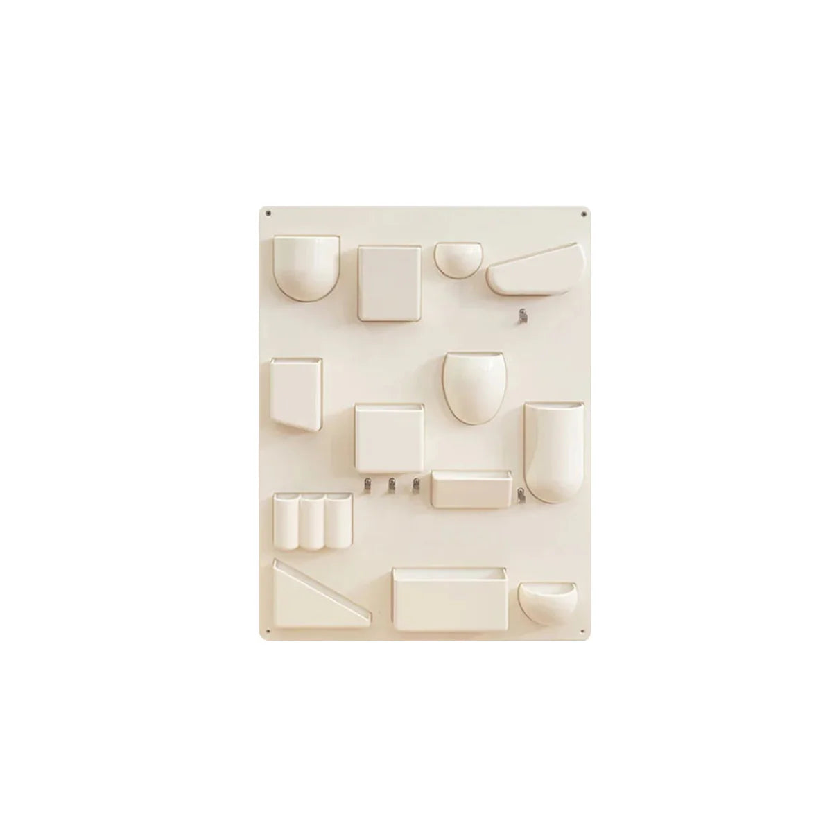 Molded Wall Organizer / Cream