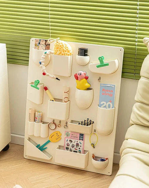 Molded Wall Organizer / Cream