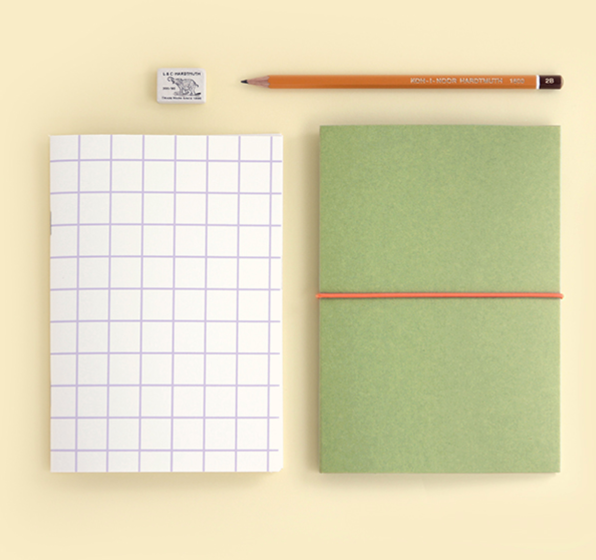 Color Notebook Folio / Apple Green