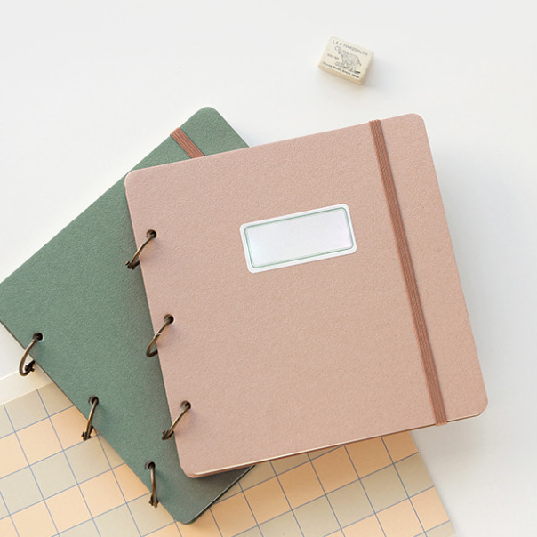 Small Open Book Diary / Moss Green
