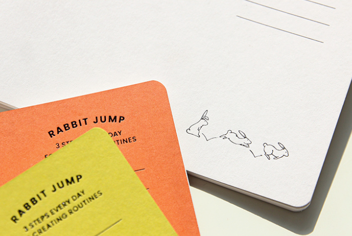 Rabbit 3-Step Routine Notebook