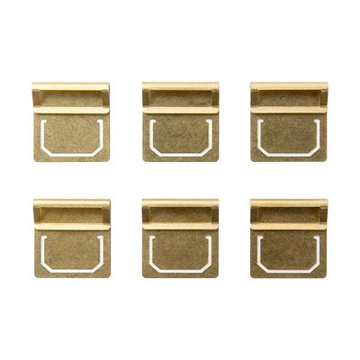 Brass Index Clips