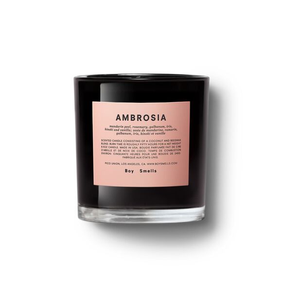 Boy Smells Ambrosia Candle