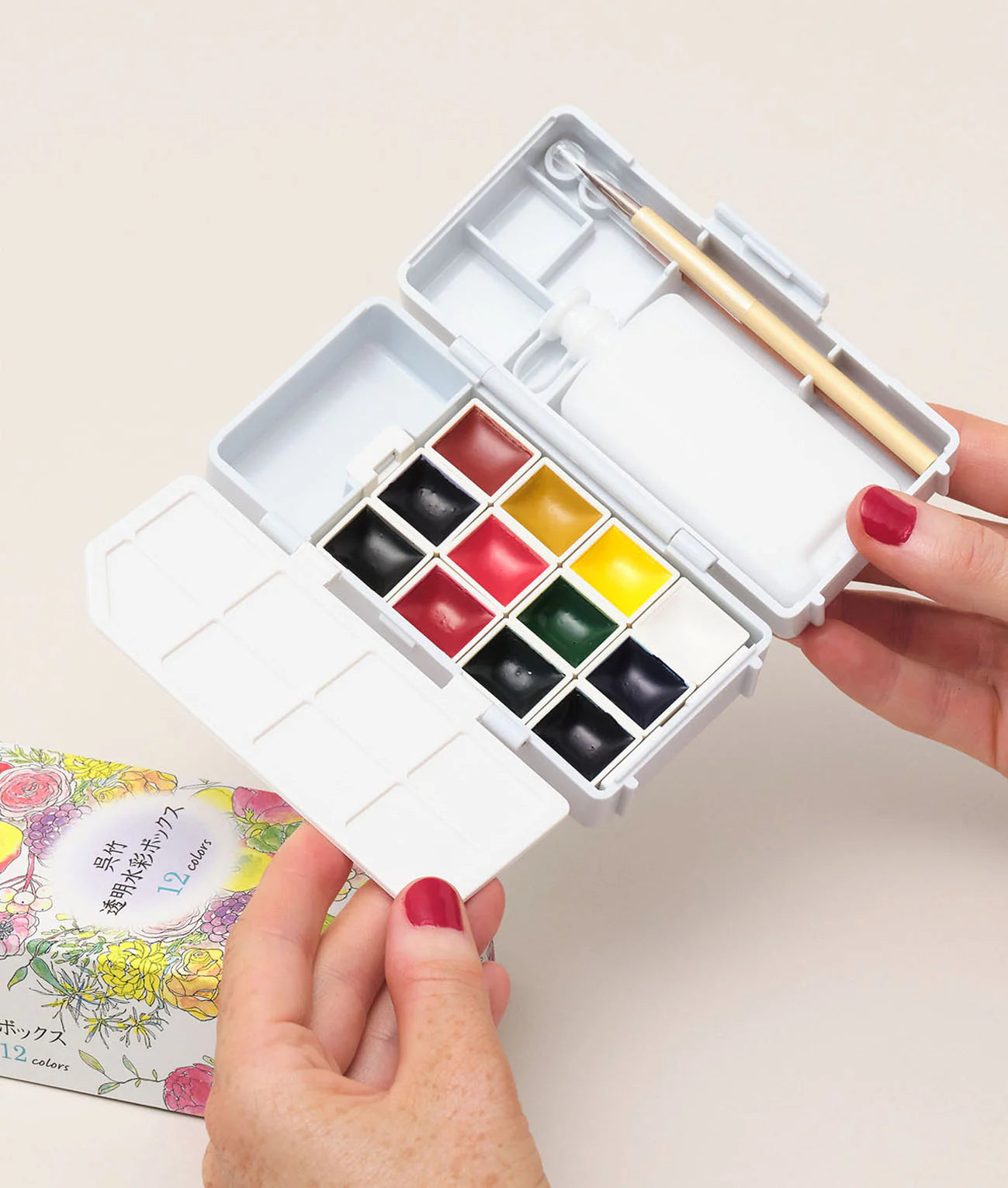 Kuretake Paint Set Transparent Watercolor Travel Paint Set
