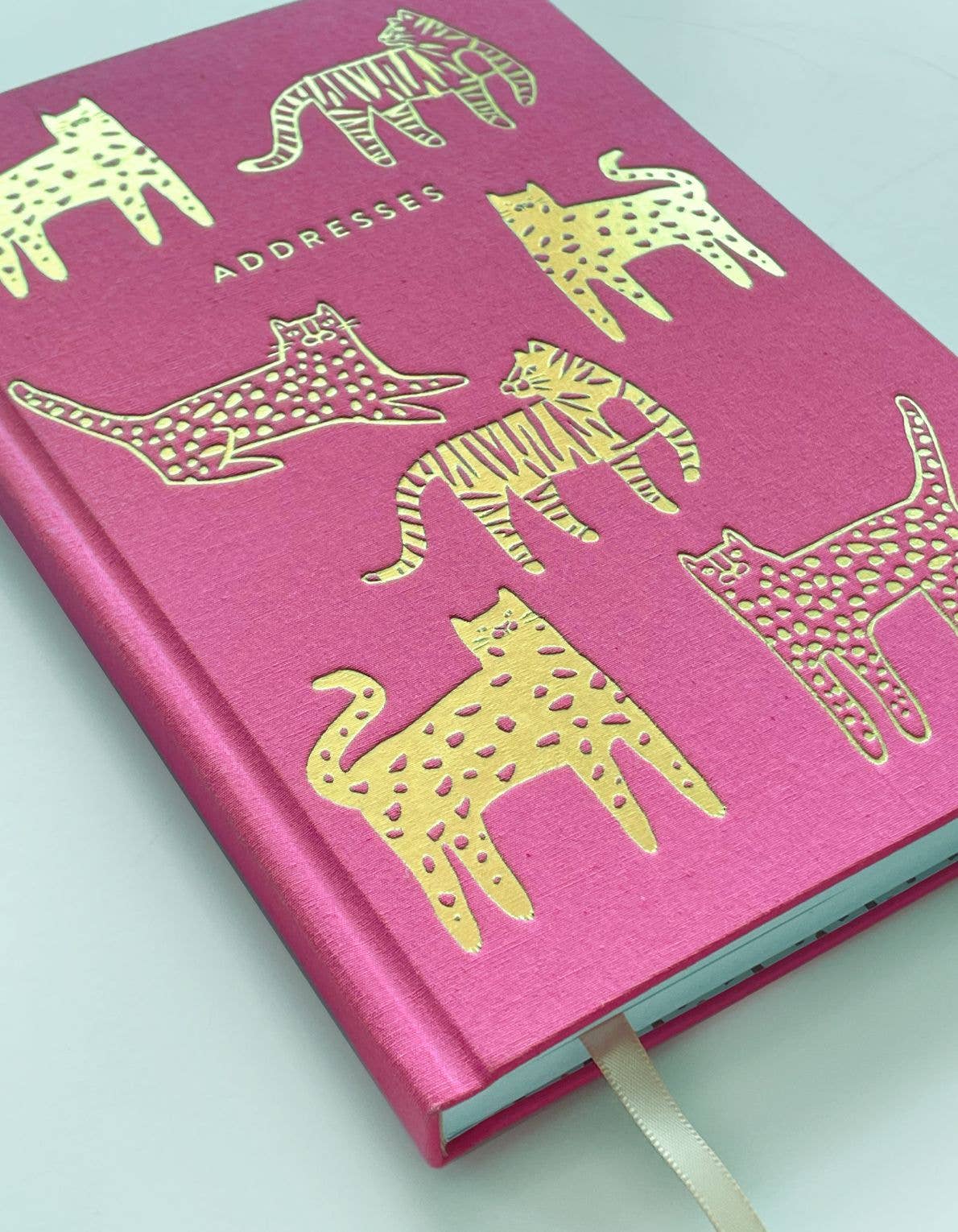 Pink Wild Cats Address Book