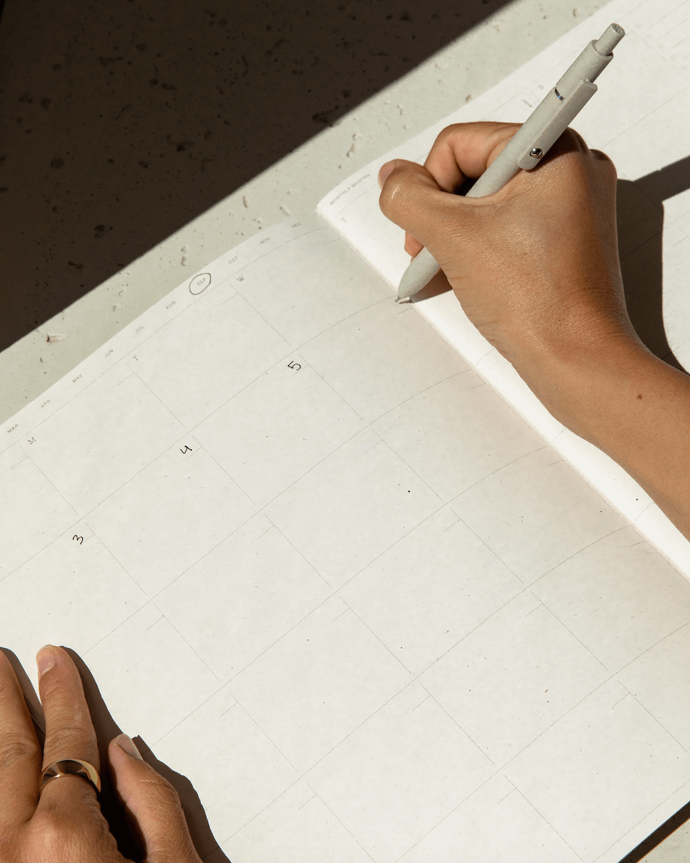Minimalist Month Planner by Wilde House