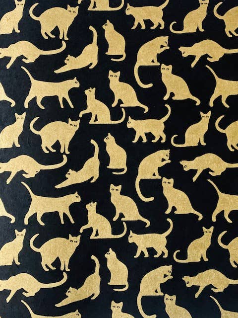 Lokta Gift Wrap / Cats