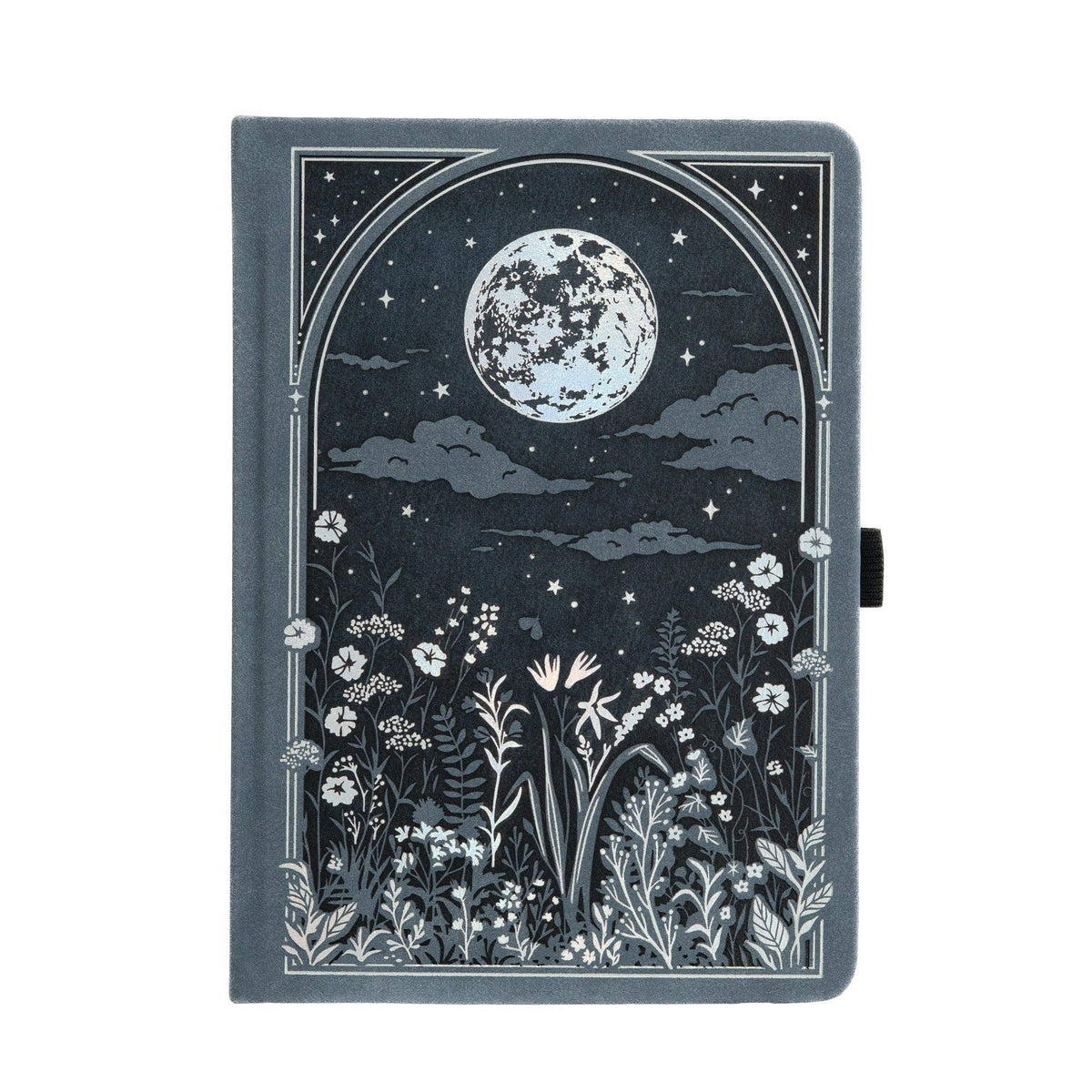 Moonlit Garden Notebook / Kraft Dot Grid / B5