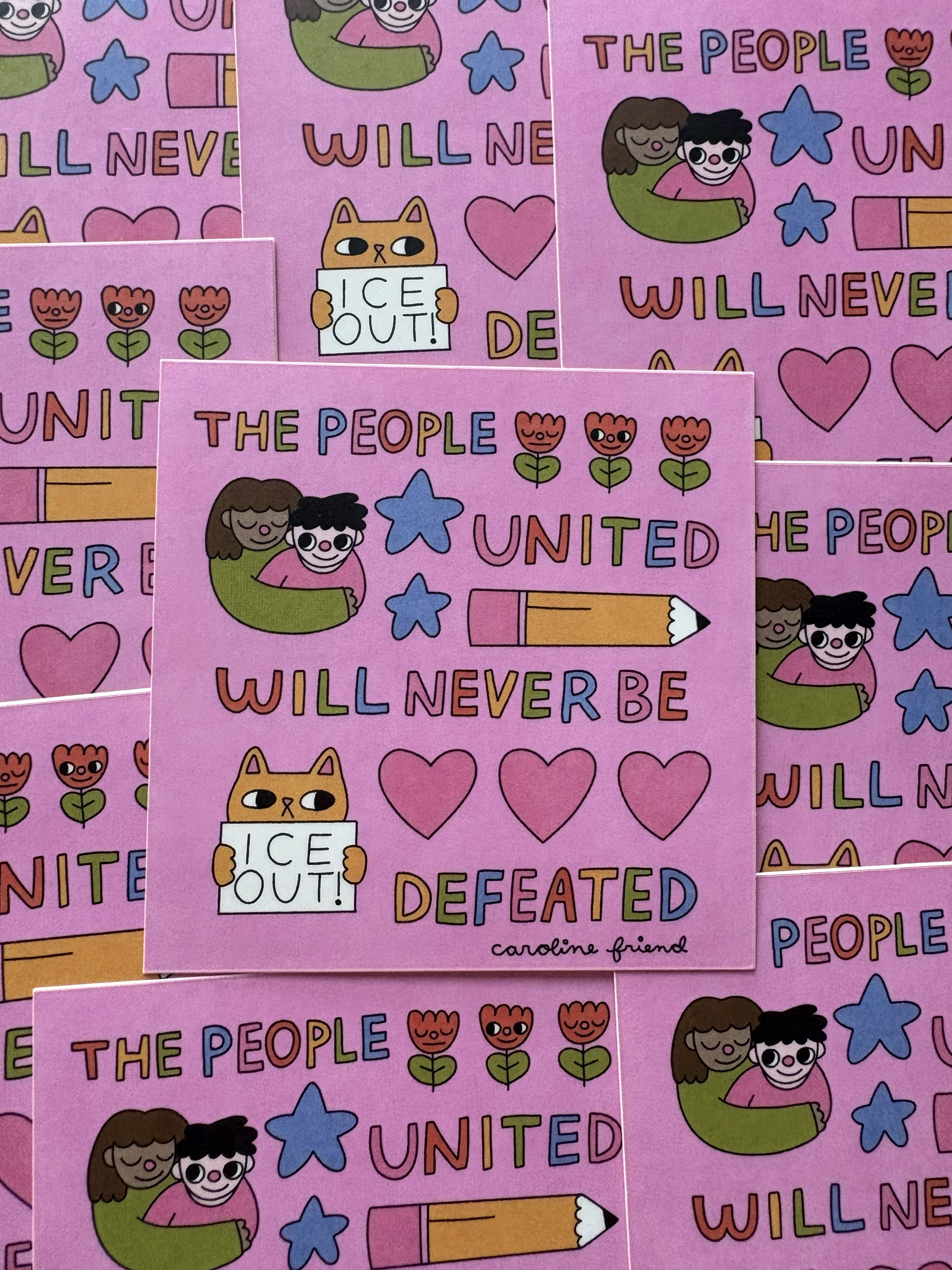 The People United Sticker