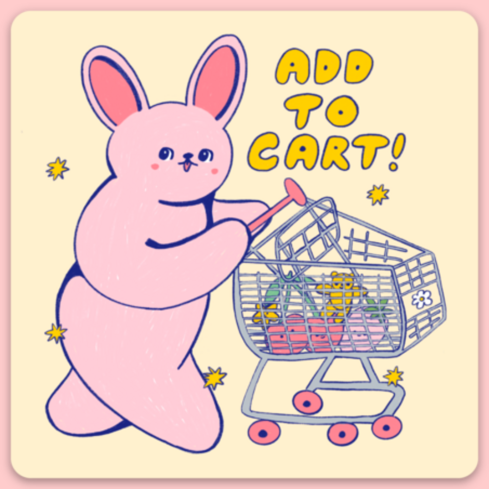 Add To Cart Sticker