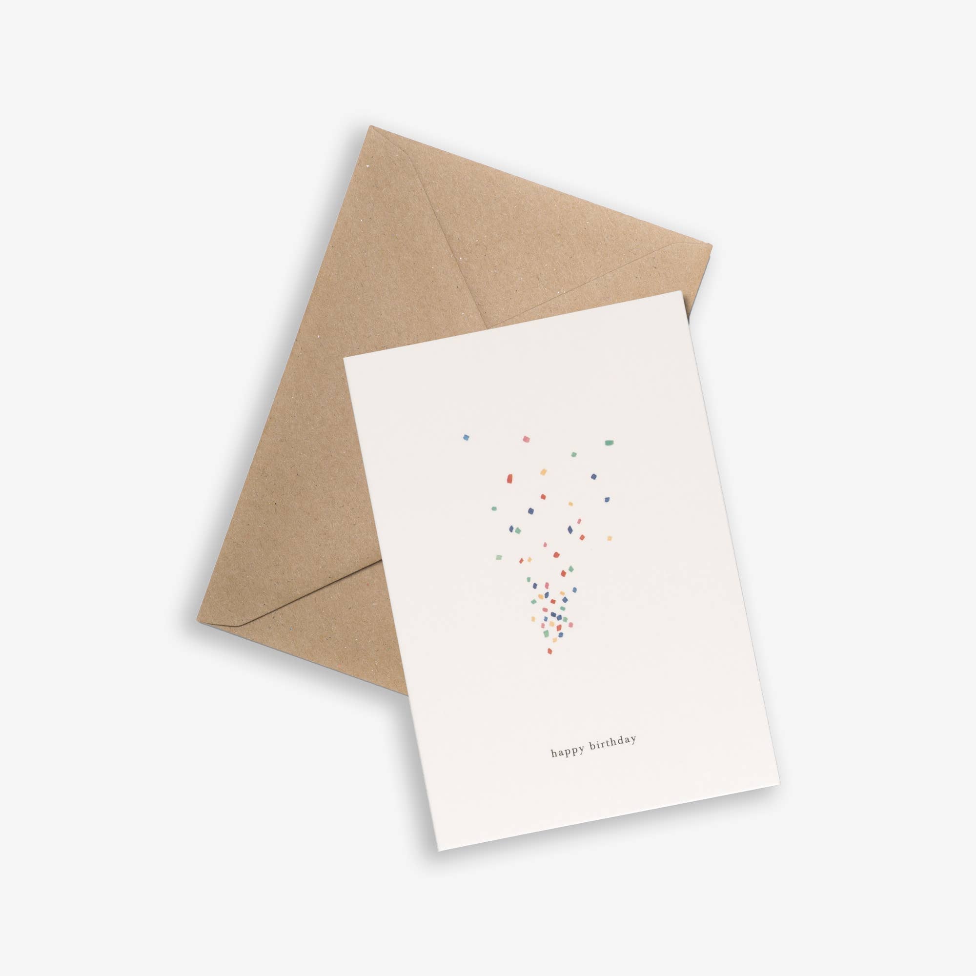 Confetti Happy Birthday Card