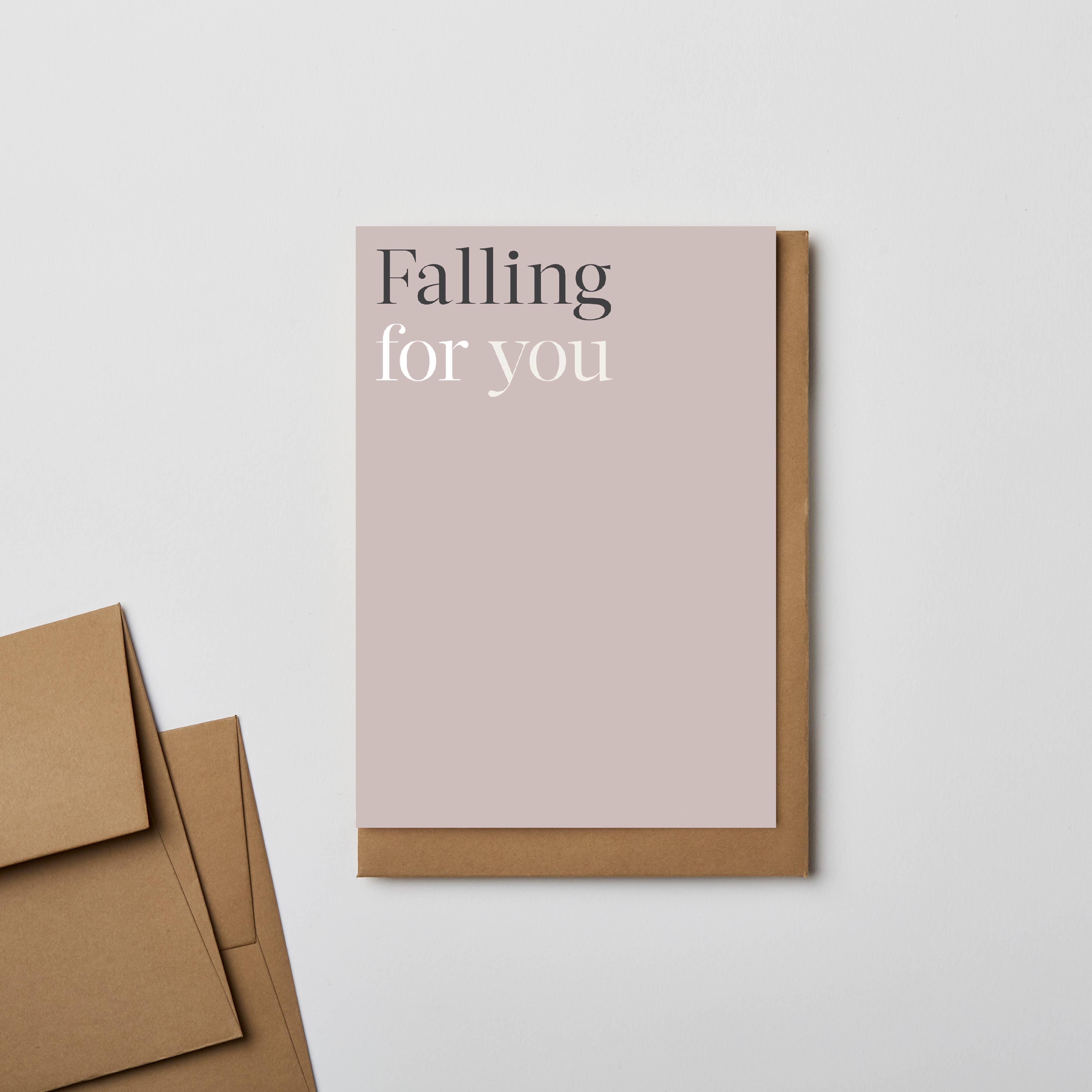 Falling for You Card