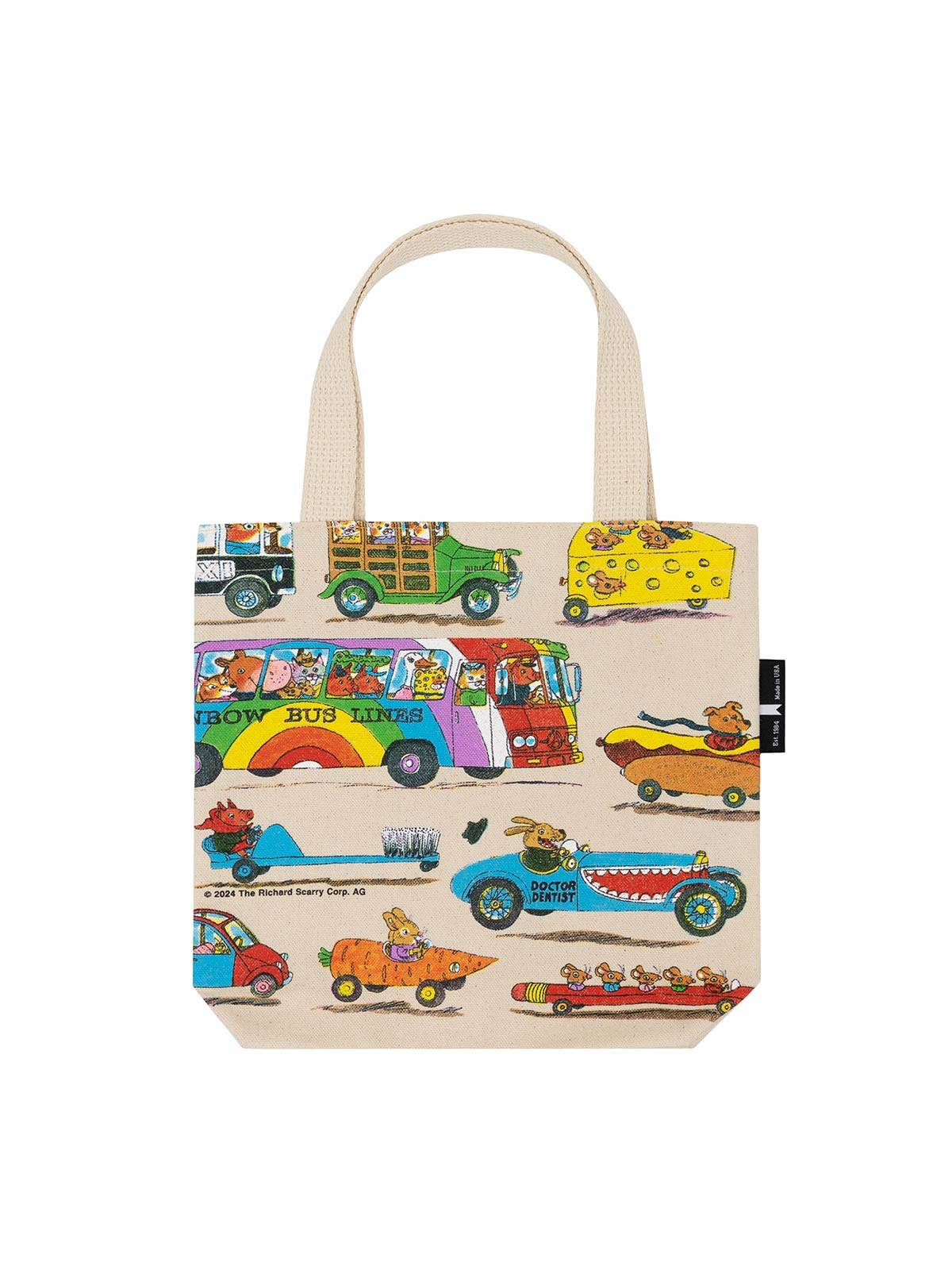 Richard Scarry Cars and Trucks Mini Tote