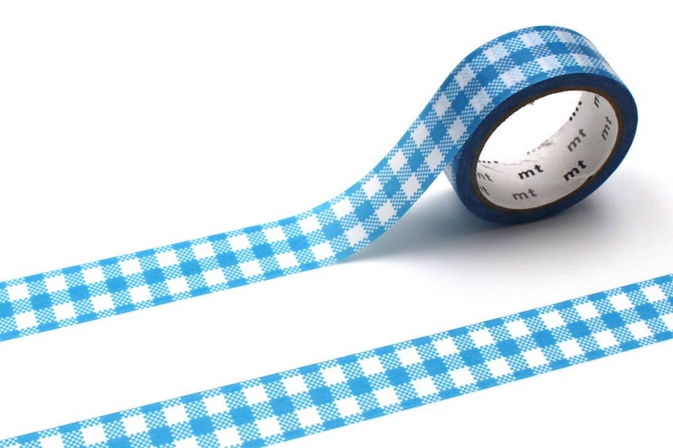 MT Washi Tape / Ichimatsu Gingham Blue
