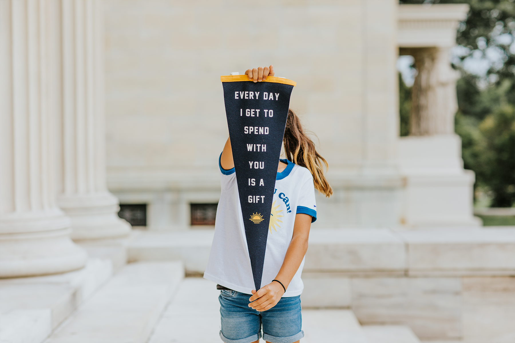 Every Day is a Gift Pennant / Kelle Hampton x Oxford Pennant