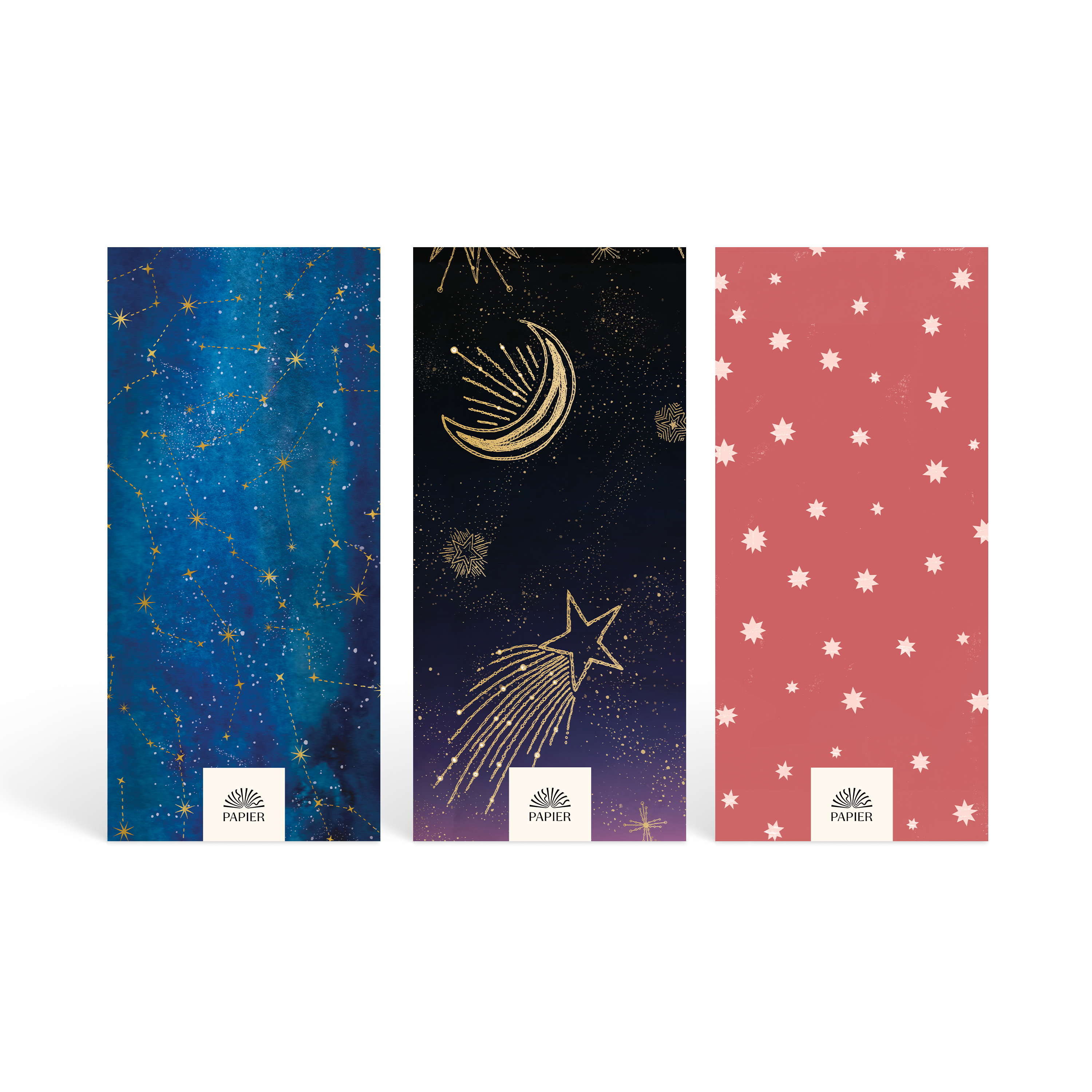 Starry Skies Set of 3 List Notepads